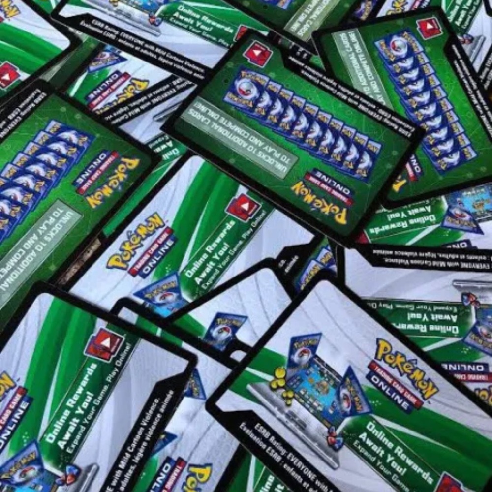 COPY - Pokémon TCG Online UNUSED Code Cards - Boost Your Deck! (Lot of 50)
